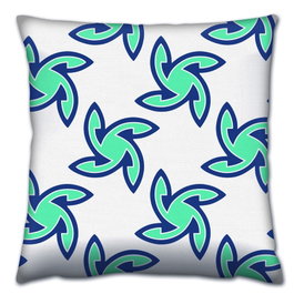 Aberto Design Cojín Multicolor 43 x 43 cm
